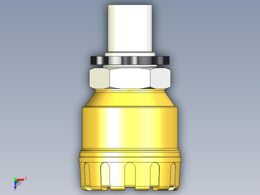 超声波设备-TRANSMITTER-RANGE-4m-13.1ft-PVDF-BODY-4-20mA-2-WIRE-HART-ATEX-BSP-THREAD俯视缩略图
