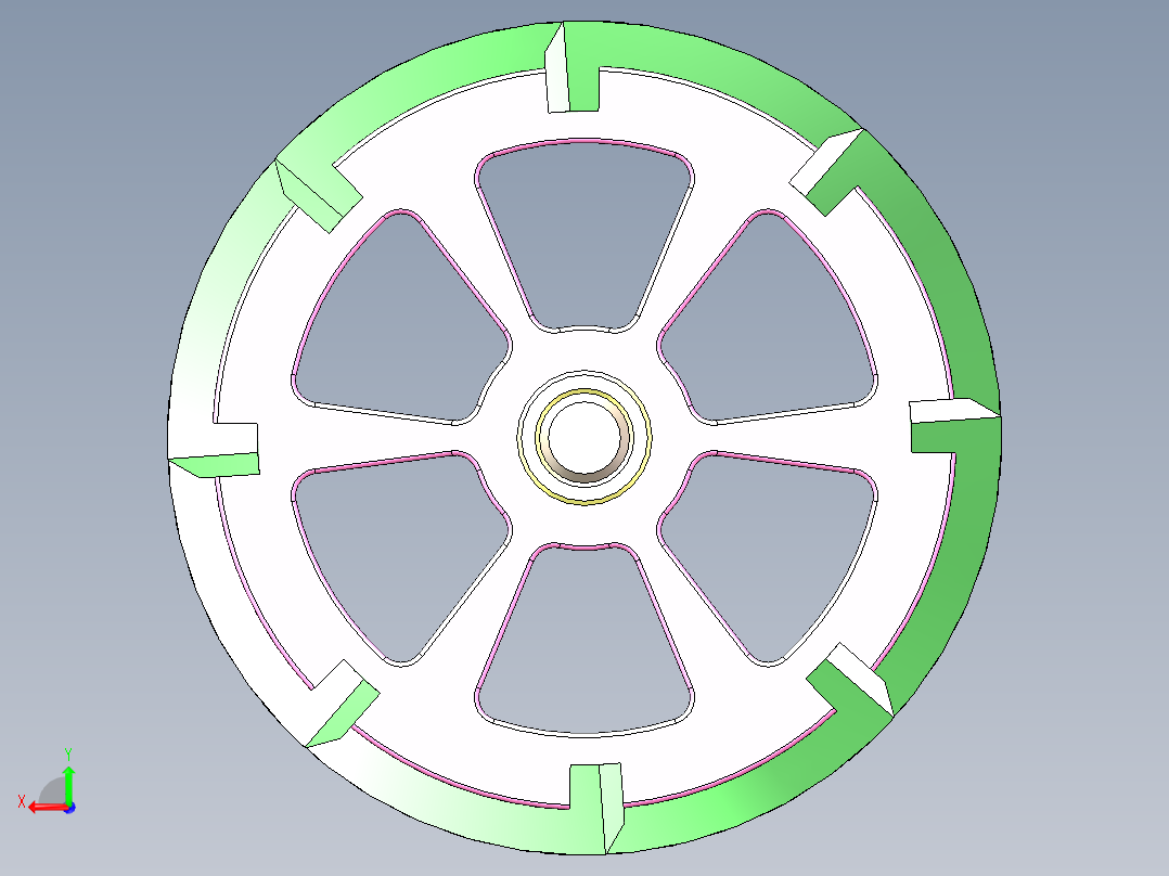 滚刀式刀片修剪机后视图