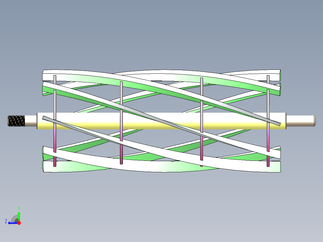 滚刀式刀片修剪机右视图