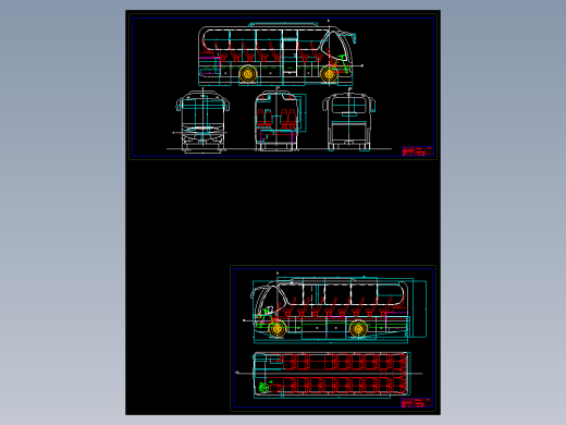 QC455-中型客车的总布置设计[全套CAD和文档]