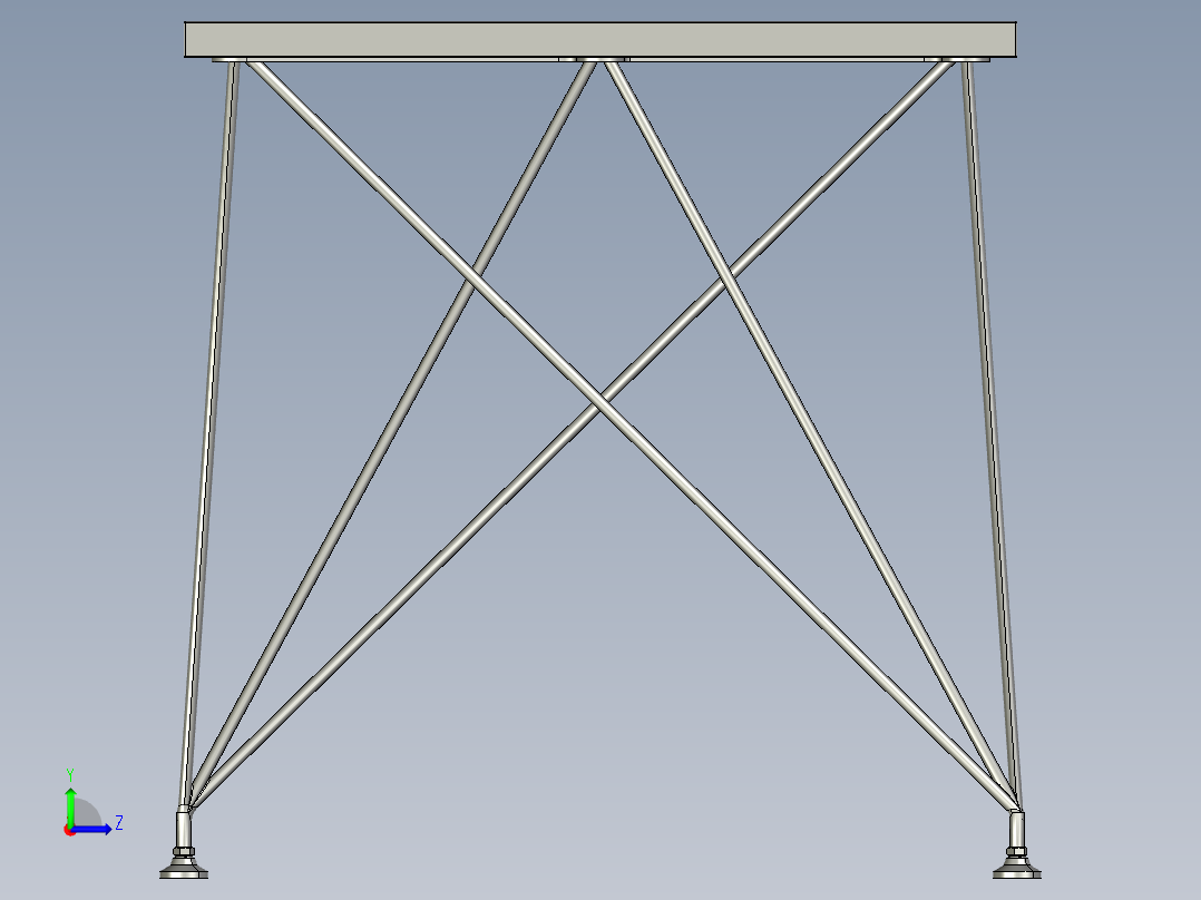 电线办公桌左视图