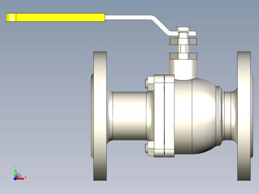 管道手动球阀-水管开关阀-手动阀门DN50铸钢球阀前视缩略图