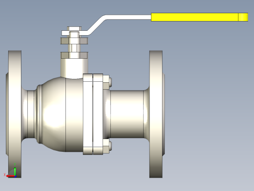管道手动球阀-水管开关阀-手动阀门DN50铸钢球阀后视缩略图