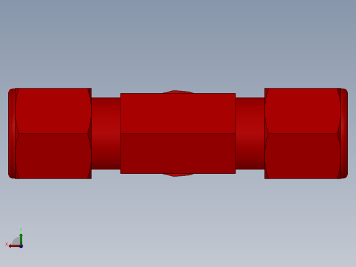 solidworks-lok male branch tee后视缩略图