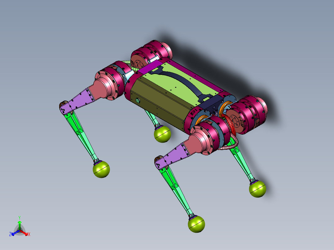 高性能奔跑狗机器人