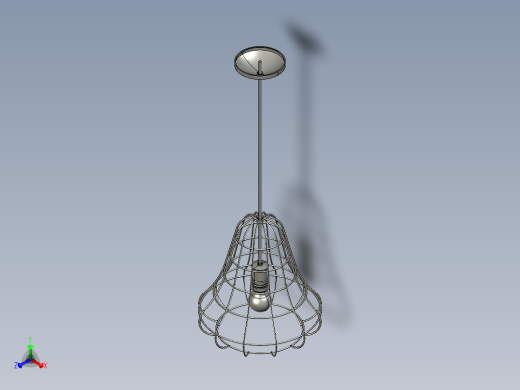 复古吊灯3正等轴测缩略图