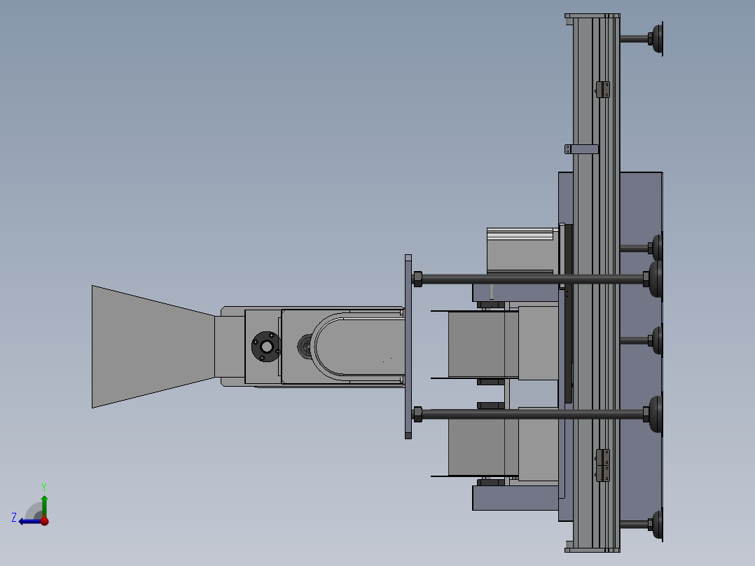 00 自动食品搓圆机右视图