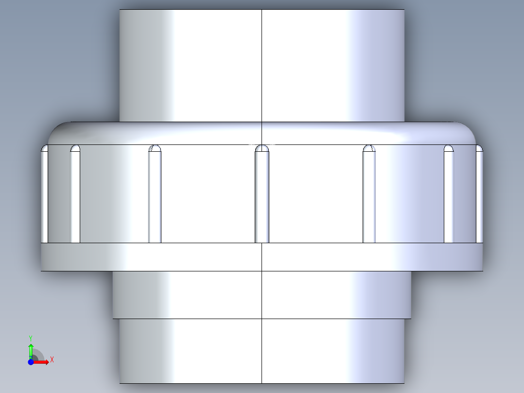 CPVC管件29-Sch80_Union T375_SxS_9857-375-015_1.5in前视图