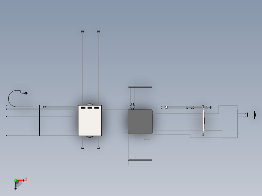 电动迷你烤箱俯视缩略图