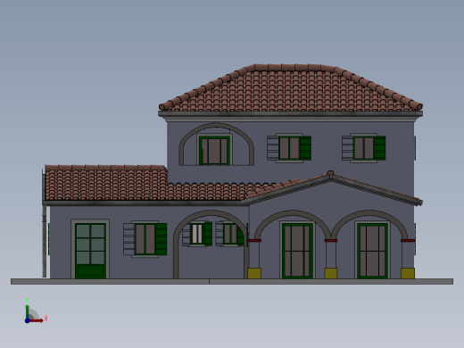 石头房子前视缩略图