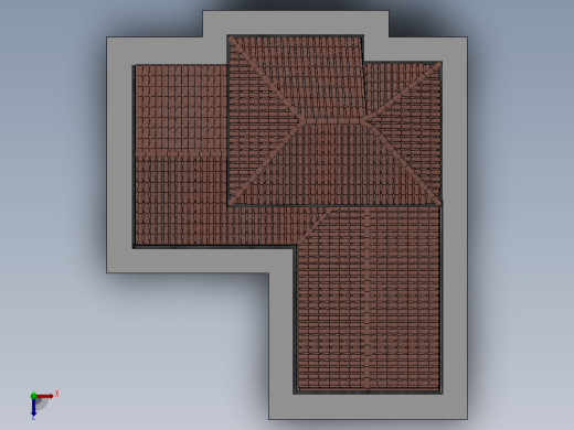 石头房子俯视缩略图