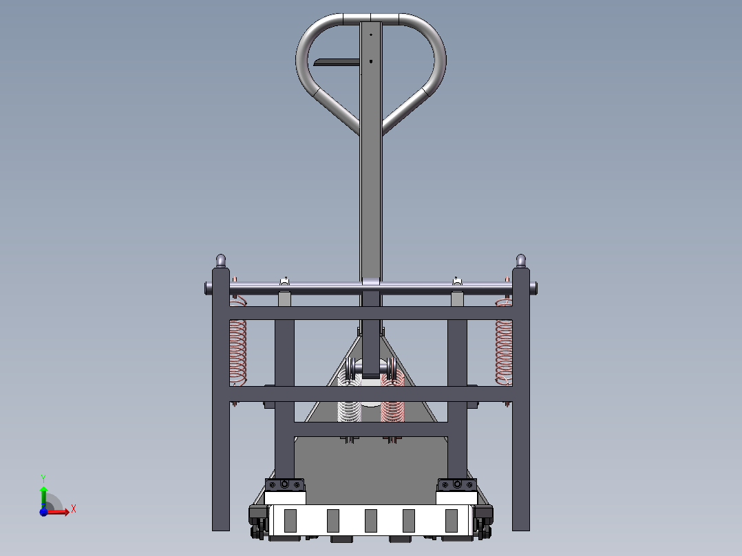 管导运设备sw18前视图