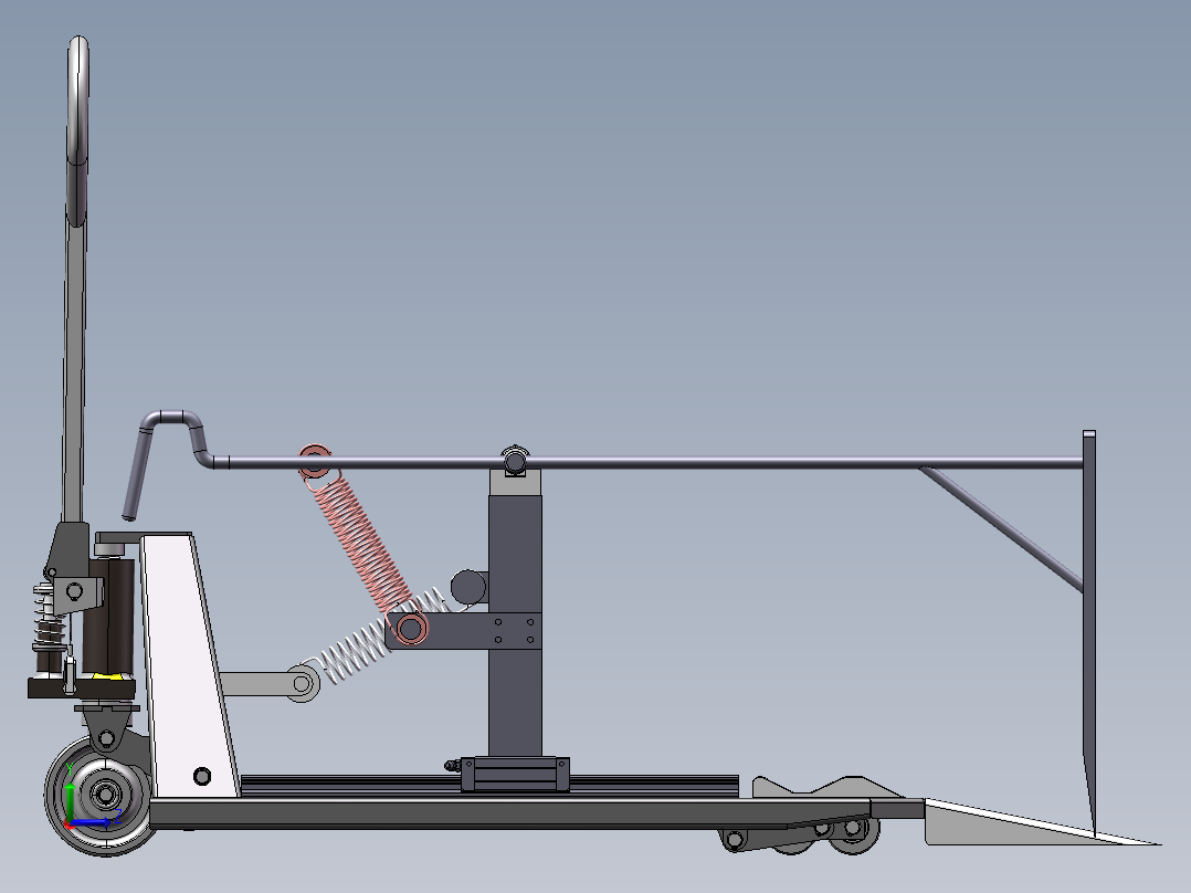 管导运设备sw18左视图