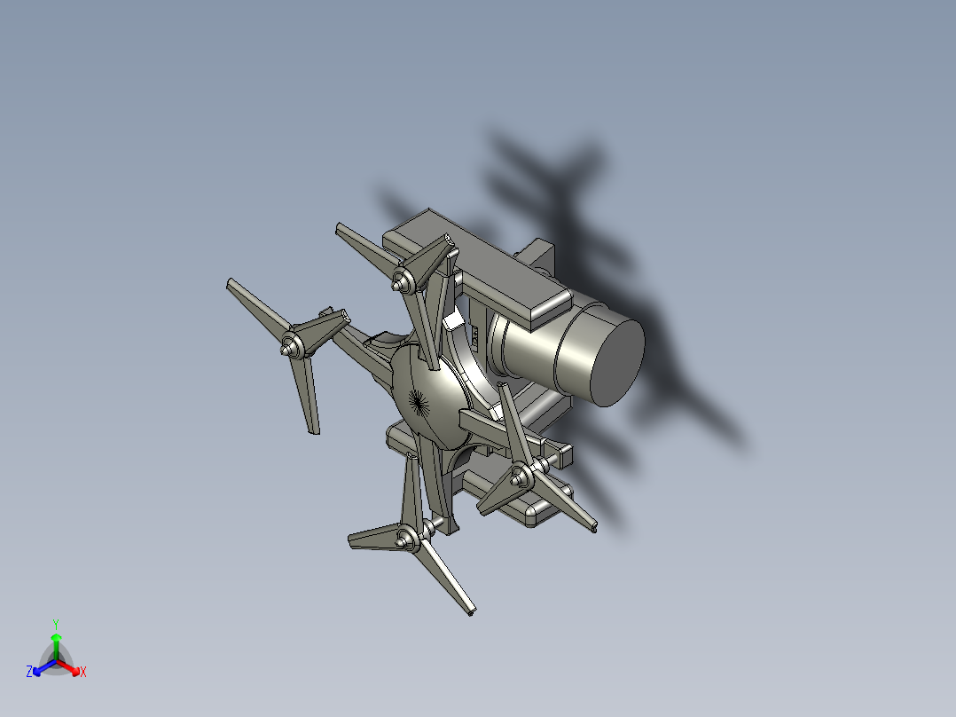 无人机正等轴测图