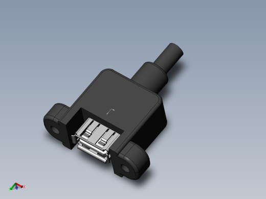 usb-port-USB A型母头带耳朵