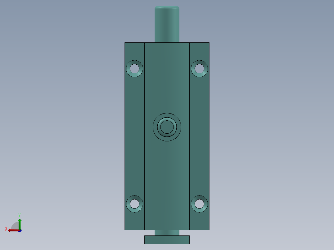 新友4寸插销-X后视图