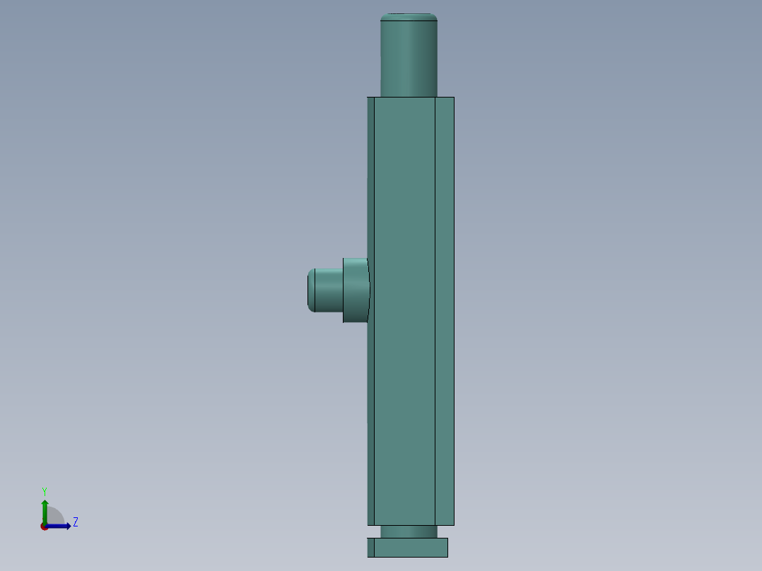新友4寸插销-X左视图