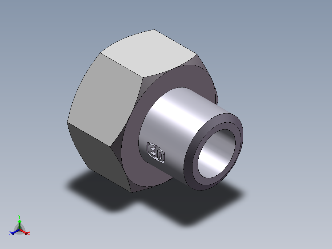 90度焊接接头、SKA38X7-正等轴测图