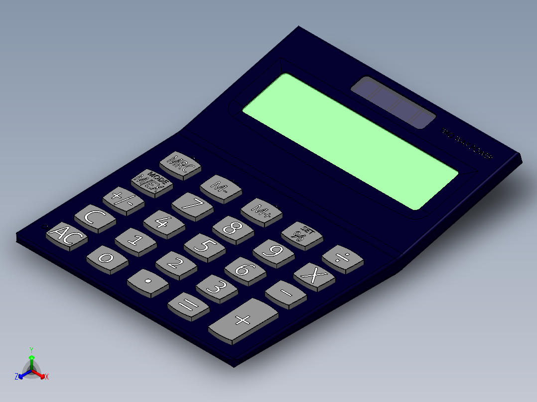 计算器(29)正等轴测图