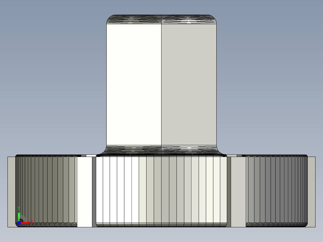 奥迪S1直立轴承螺母工具前视图