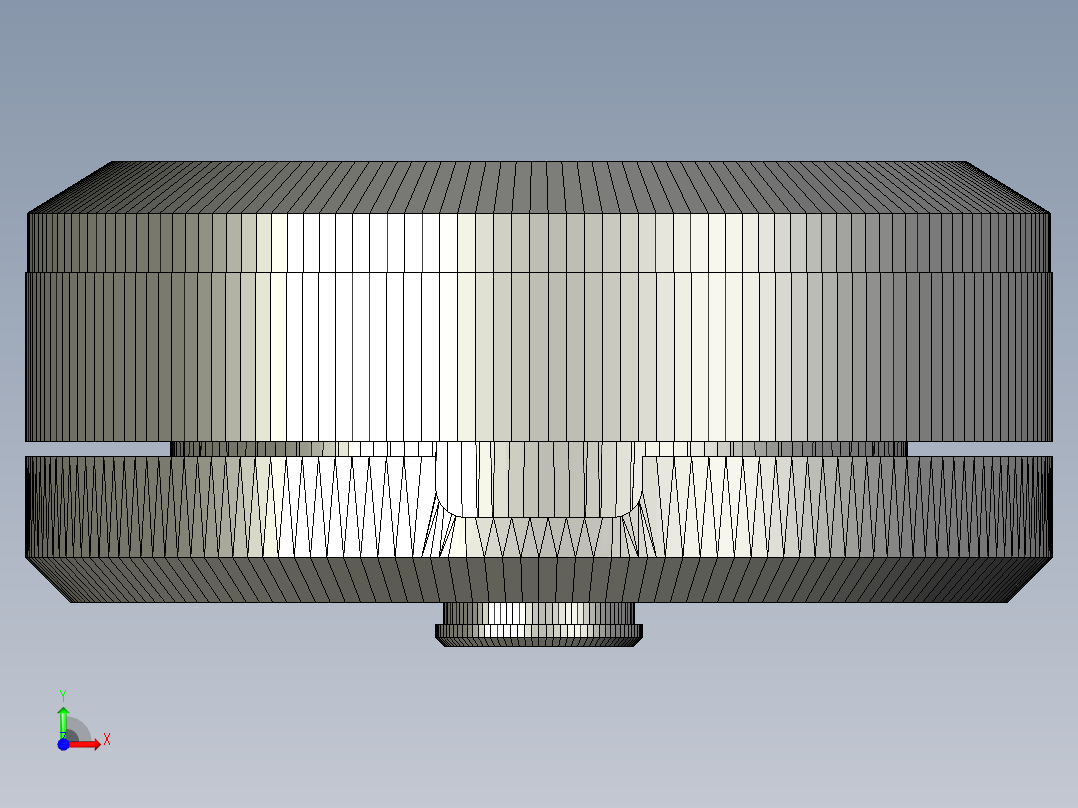 GBM2804空心轴前视图