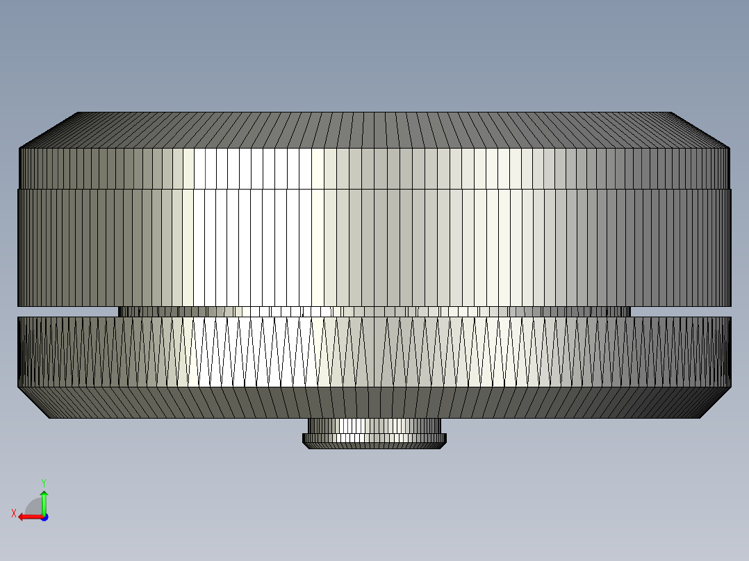 GBM2804空心轴后视图
