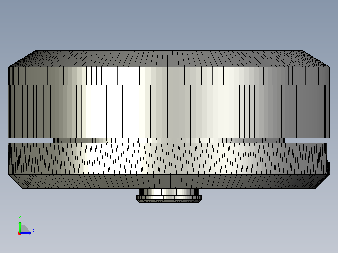 GBM2804空心轴左视图