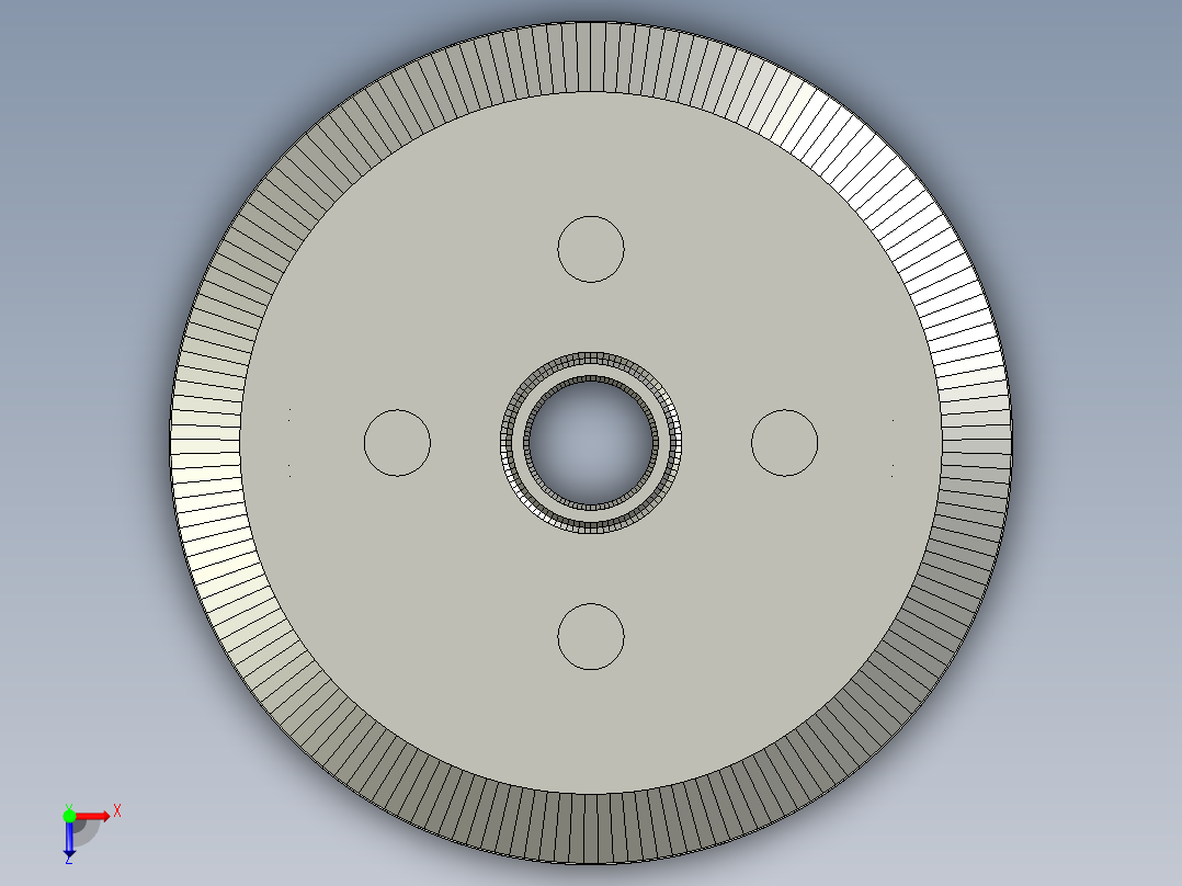 GBM2804空心轴俯视图