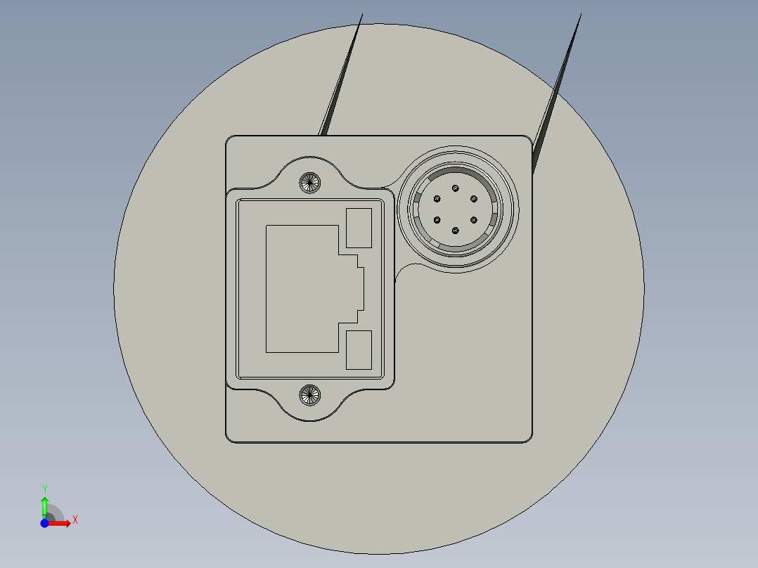 GE-3D相机前视图