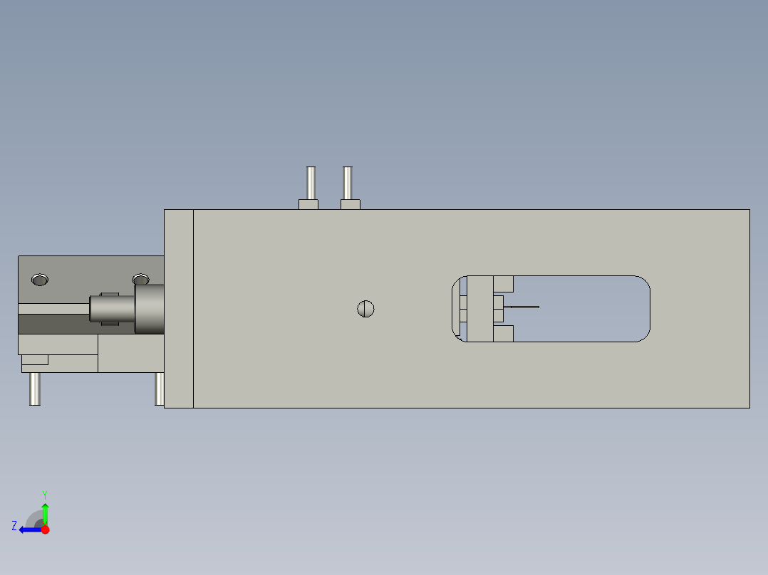 剪刀機構右视图