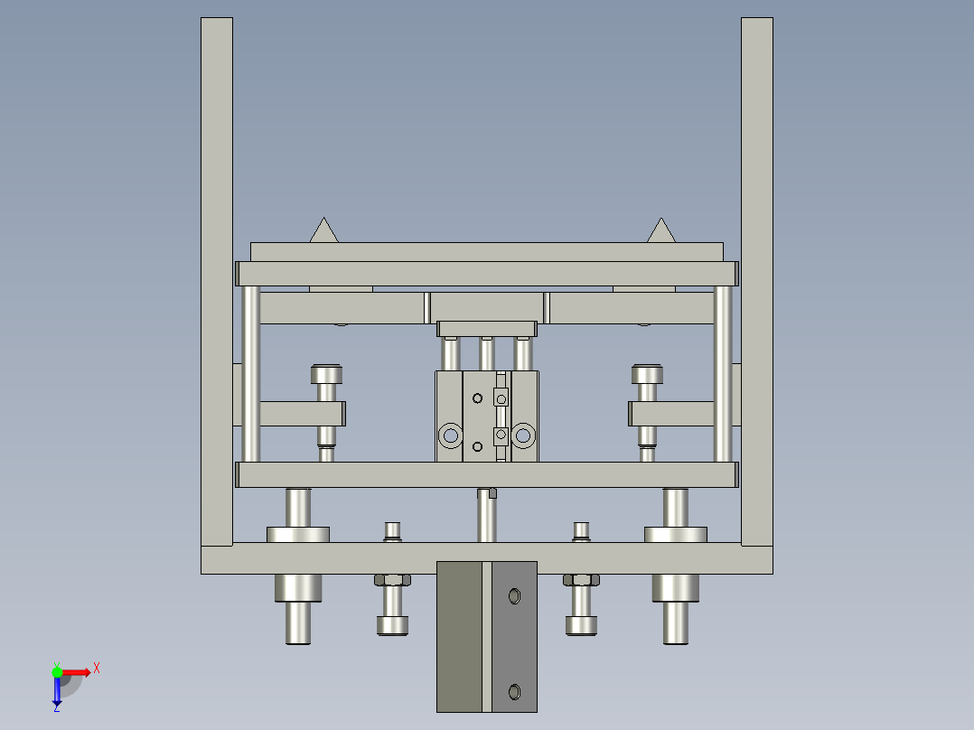 剪刀機構俯视图
