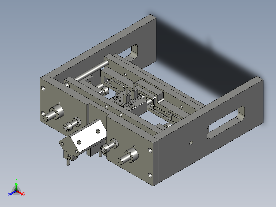 剪刀機構正等轴测图