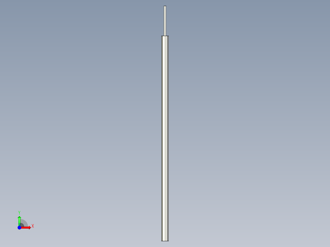 发热管16x340-KH前视图