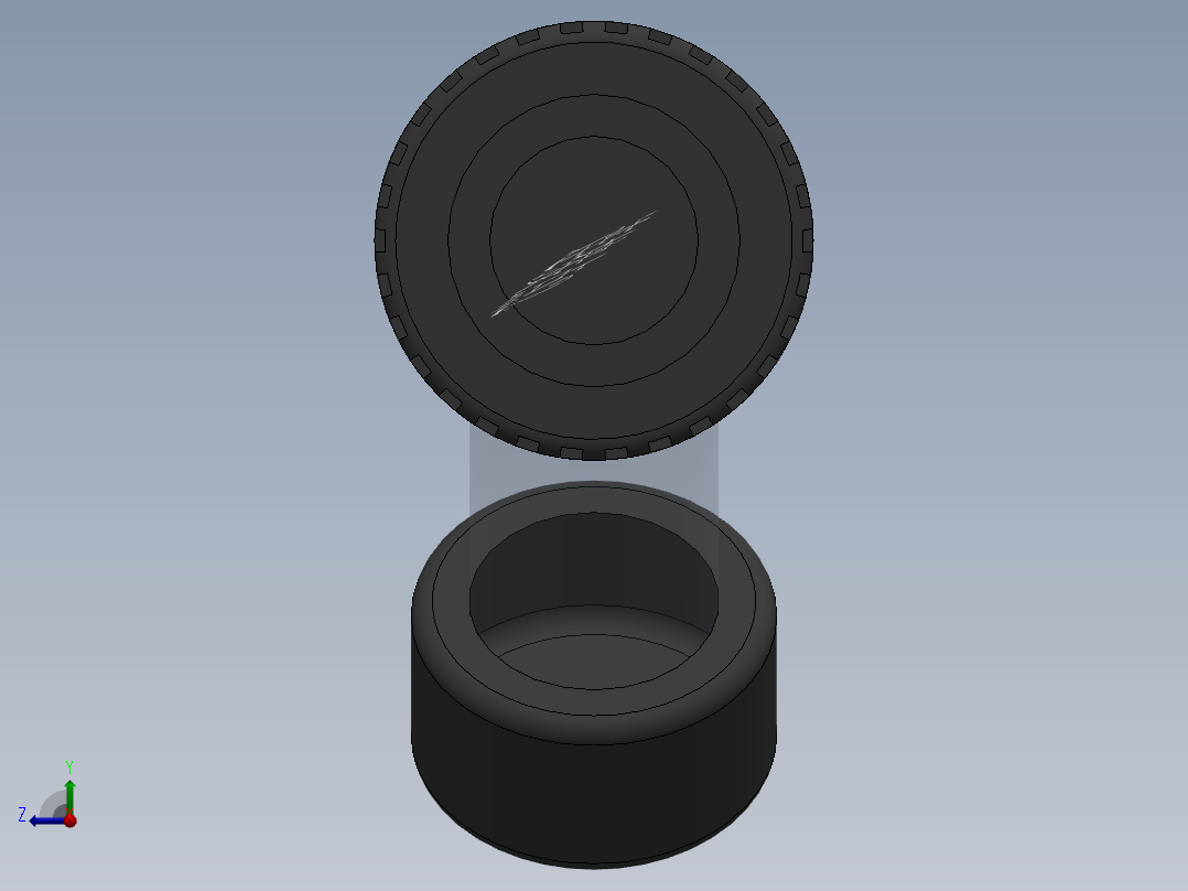 Y filter DN15 PN10 U-PVC右视图