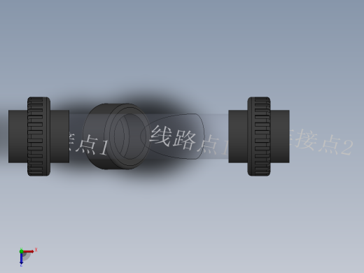 Y filter DN15 PN10 U-PVC俯视缩略图