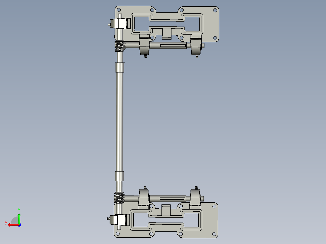 涡轮蜗杆与齿轮齿条传动的升降台设计模型asadsaff20240228Aasagg后视图