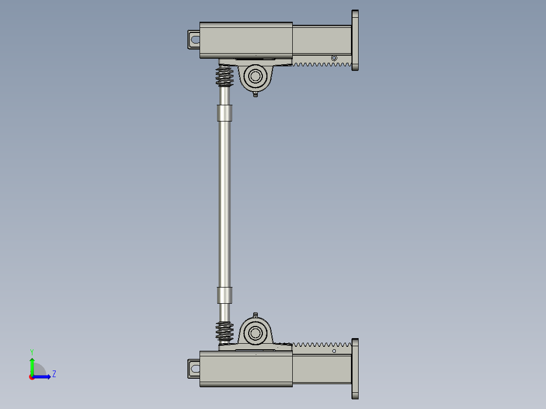 涡轮蜗杆与齿轮齿条传动的升降台设计模型asadsaff20240228Aasagg左视图