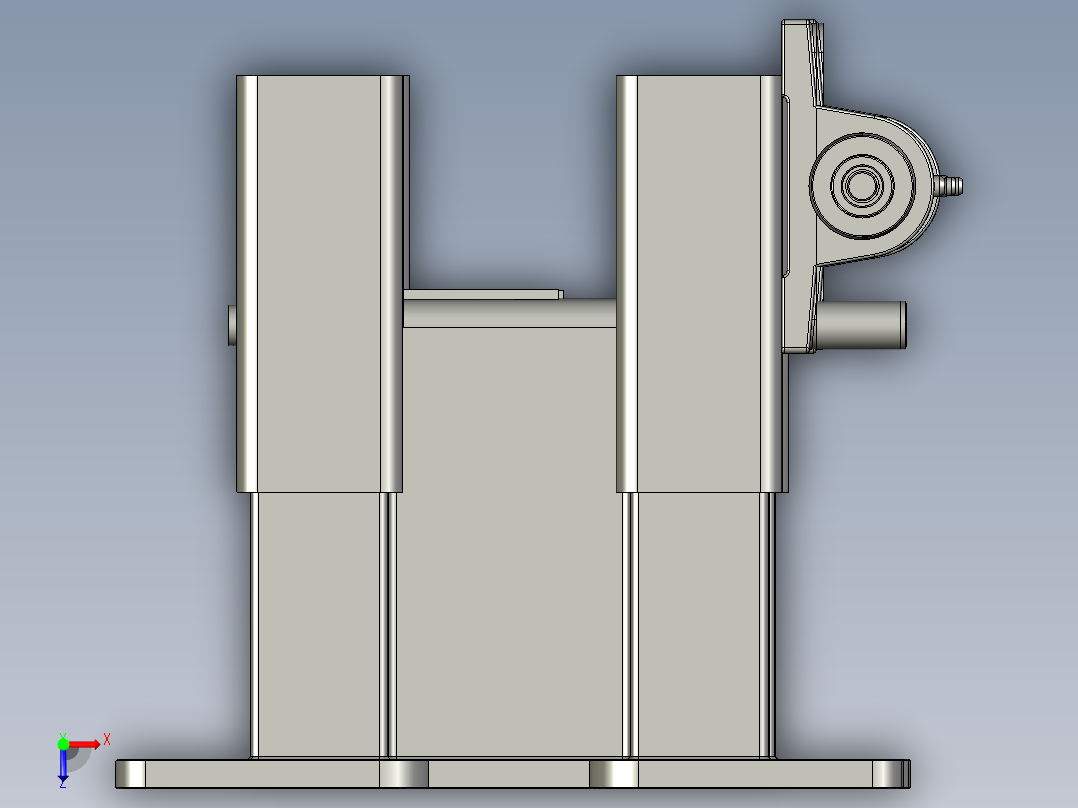 涡轮蜗杆与齿轮齿条传动的升降台设计模型asadsaff20240228Aasagg俯视图