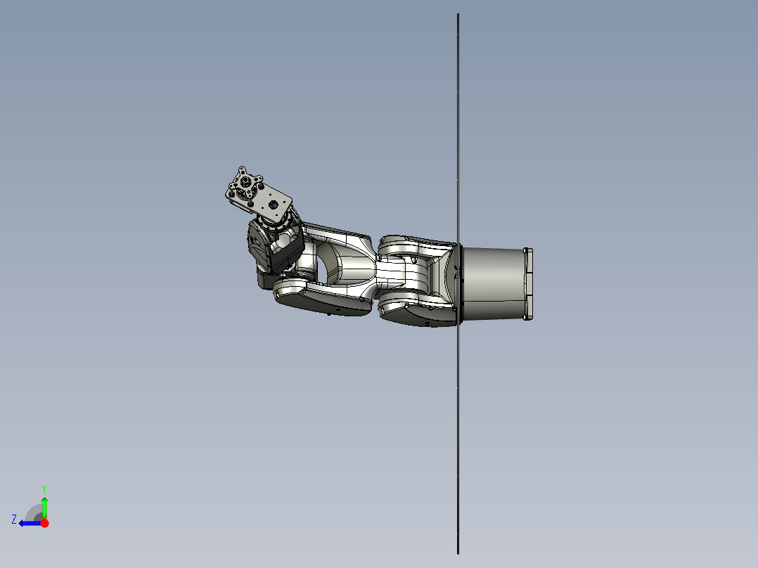 ZGD1V71FAE08-C000-夹爪含机械手右视图