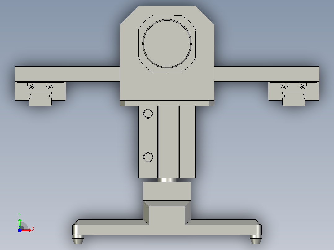送料机构前视图