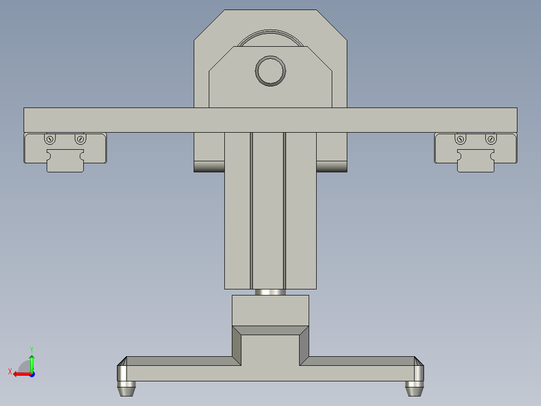 送料机构后视图