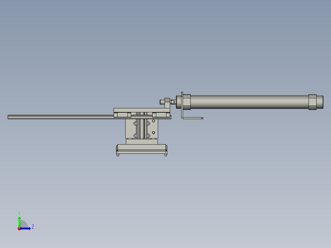 送料机构左视图