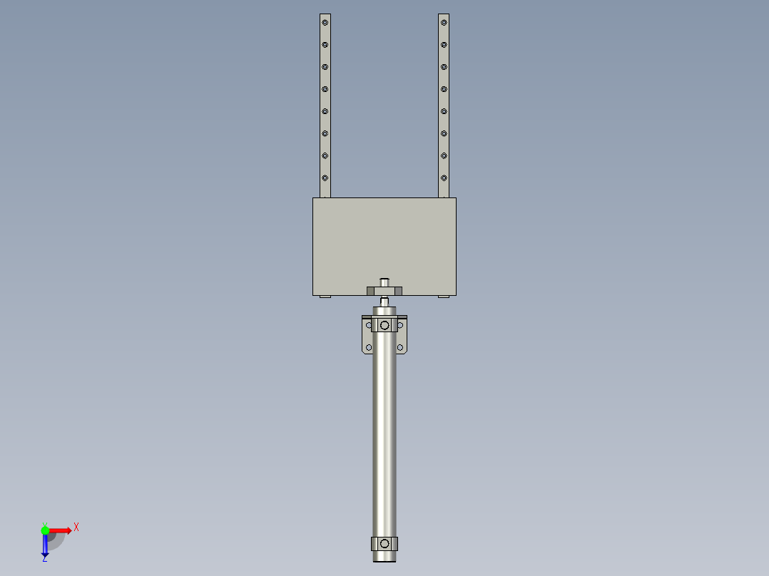 送料机构俯视图