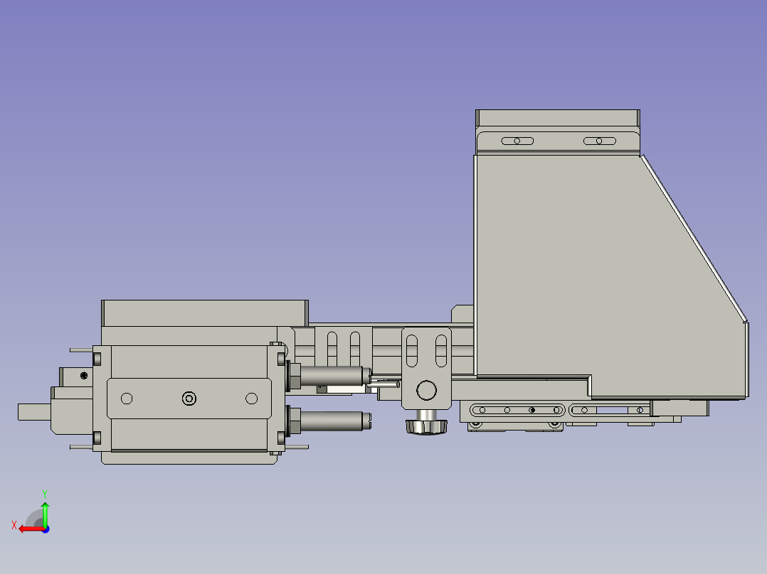 YHJ-03-000入料皮带后视图