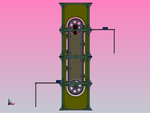 链式提升平台-三维sw+二维cad+设计说明书前视缩略图