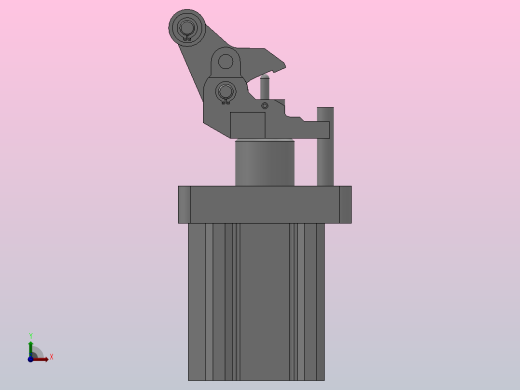 RS2H重载型止动气缸[RS2H50-30DL-无]前视缩略图