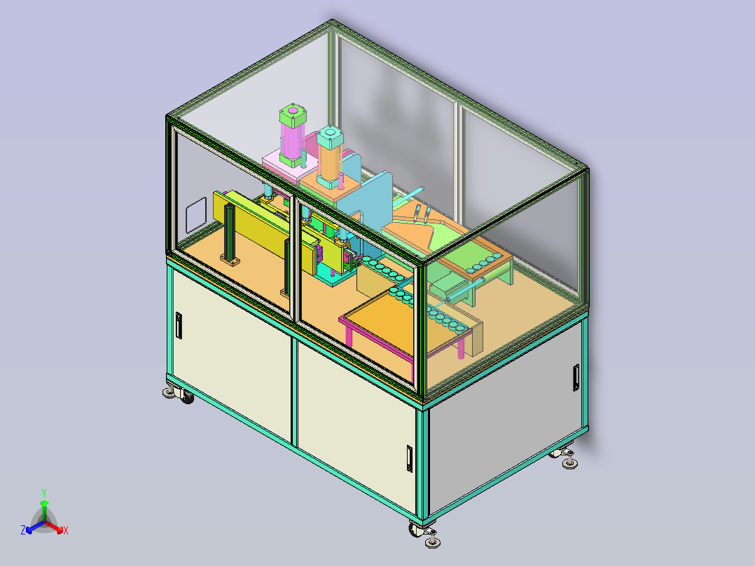 自动压盖机主视图