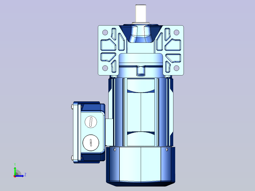 住友(SMT)减速机3D CNHM01-607□-AV,EV-B左视图