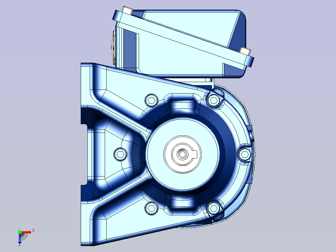 住友(SMT)减速机3D CNHM01-607□-AV,EV-B俯视图