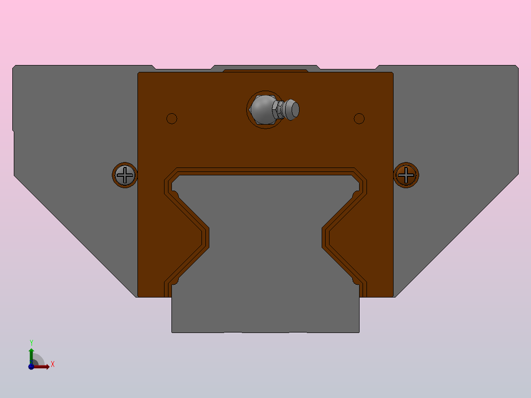 MSR-E╱LE直线导轨[MSR65E1T500Z0CI＋E2╱RC]前视图